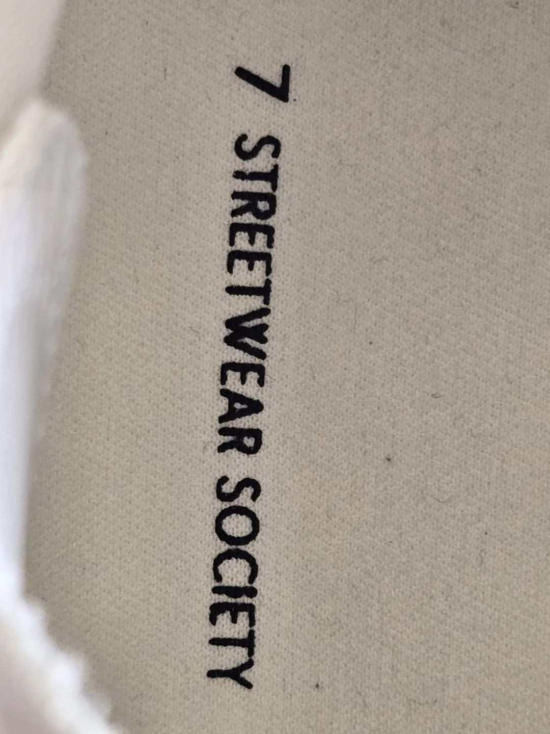 Streetwear Society White Canvas High-Top Sneakers Size 7 - photo 5