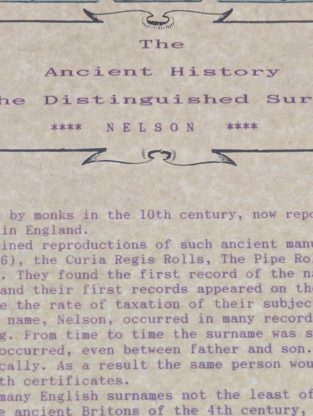 Is your last name NELSON? Grab this Laminated ANCIENT HISTORY... - photo 2