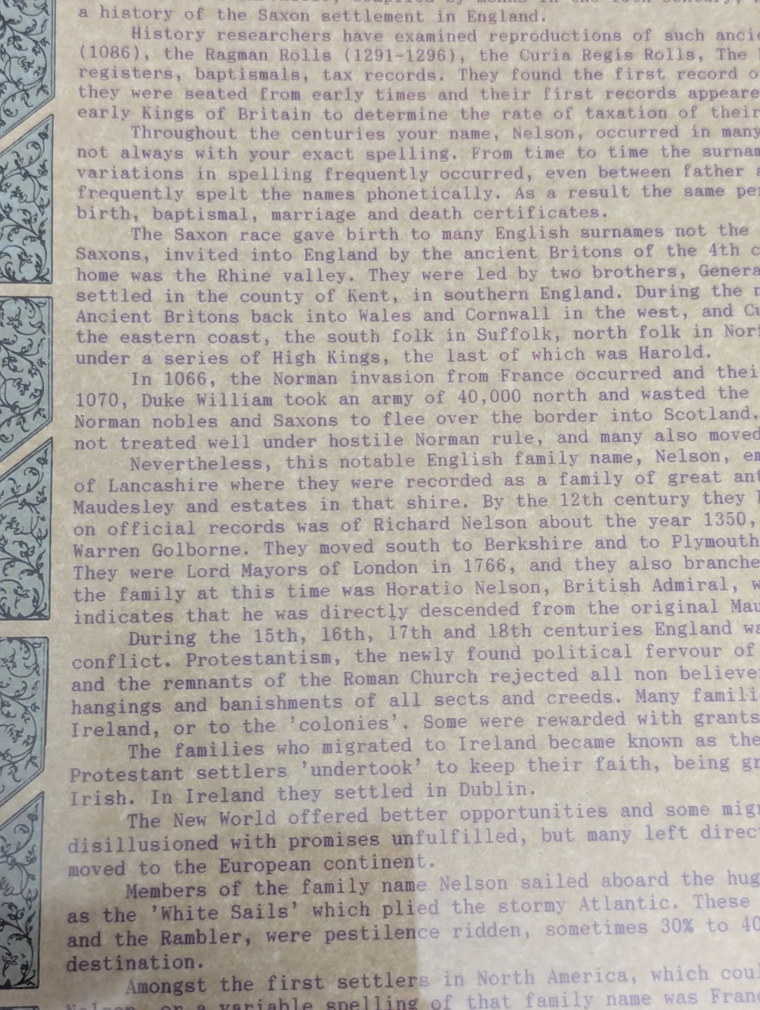 Is your last name NELSON? Grab this Laminated ANCIENT HISTORY... - photo 3
