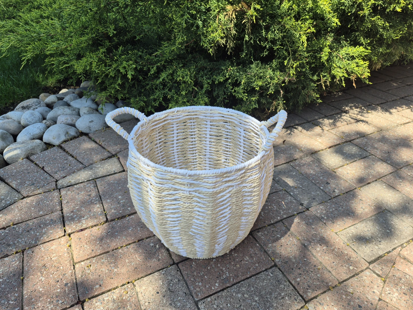 Woven Storage Basket with Handles