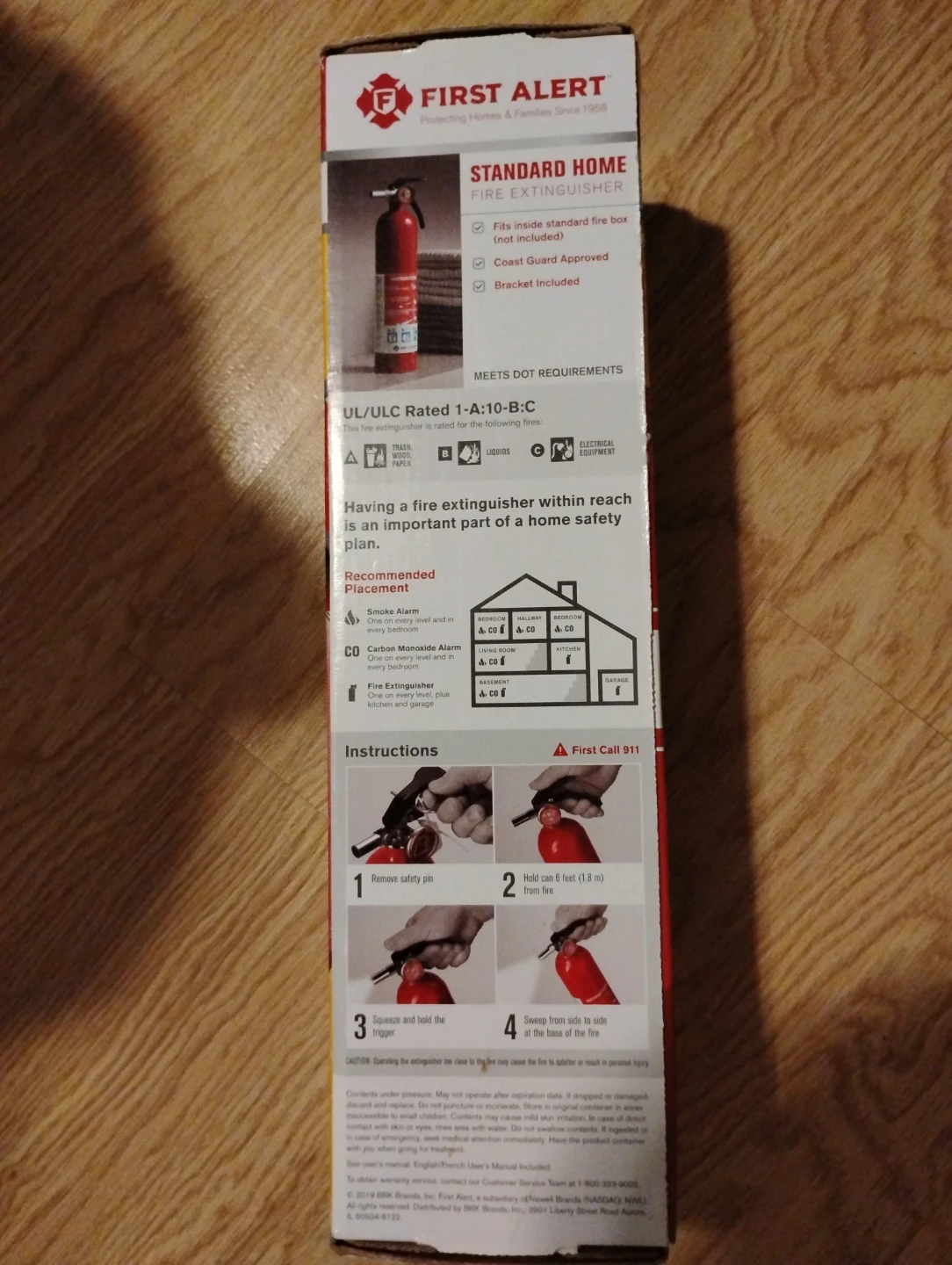 First Alert Standard Home Fire Extinguisher - photo 2