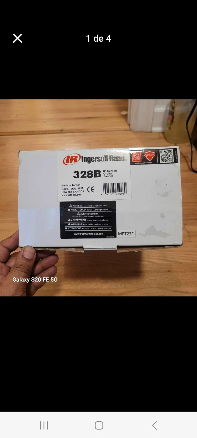 Makita 30mm Belt Sander & Ingersoll Rand 8" Sander - photo 5