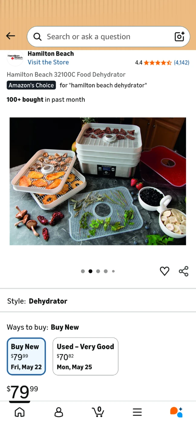 Hamilton Beach 32100C Food Dehydrator - photo 3