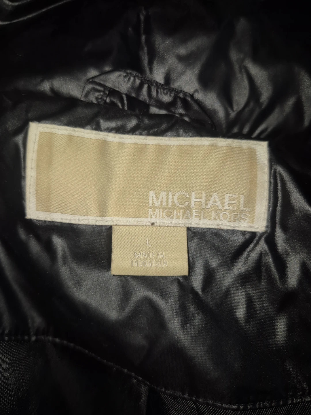 Michael Michael Kors Black Puffer Jacket