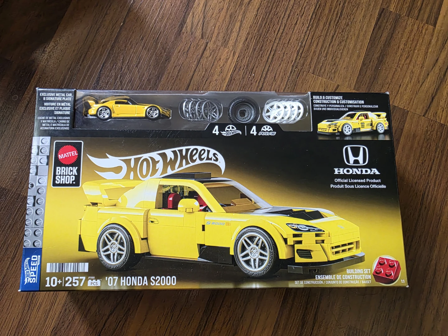 Hot Wheels '07 Honda S2000 Building Set (257 Pieces)