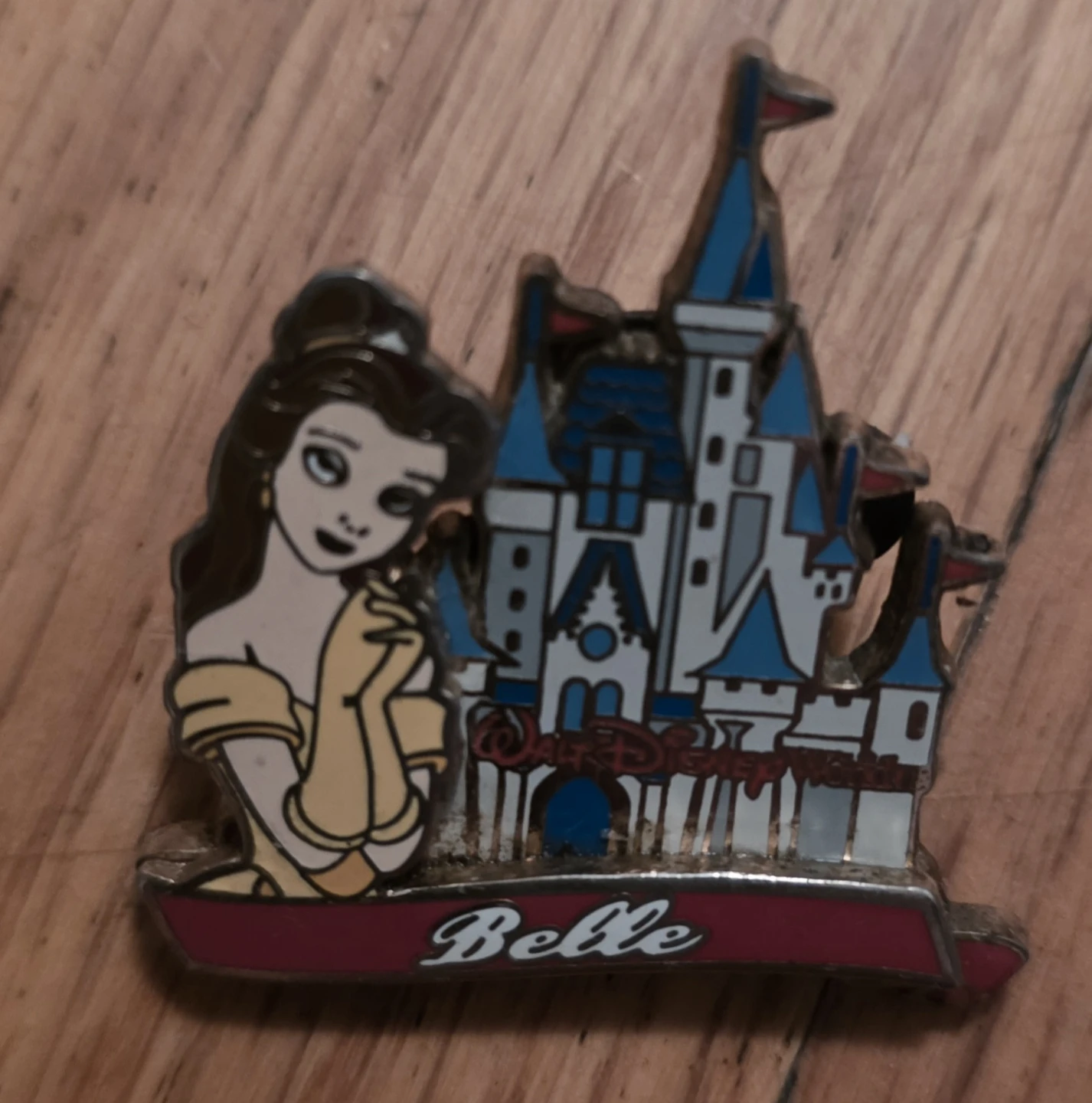 Disney Belle and Castle Pin