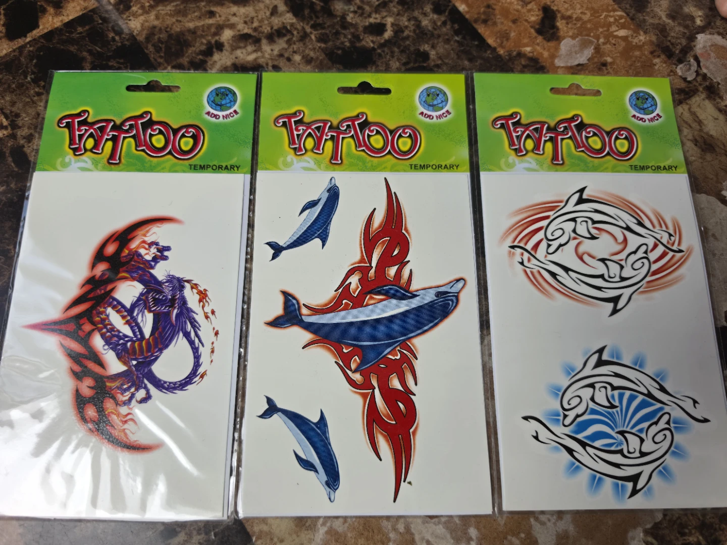 Brand New Temporary Tattoo $15 For All. SELL AT SET ONLY