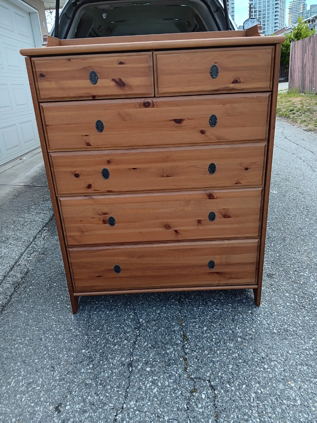 Pine Wood 6-Drawer Dresser delivery available - photo 3