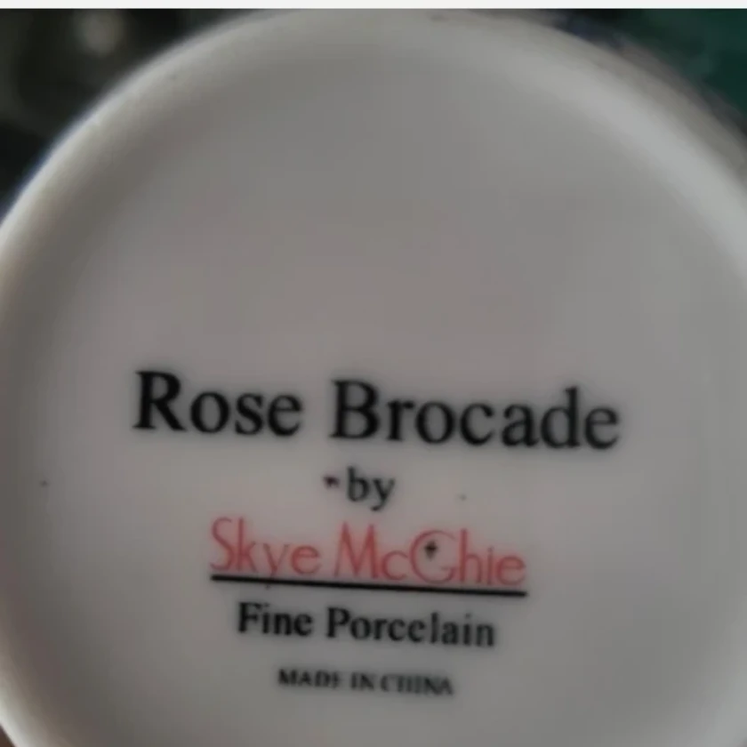 Rose Brocade Fine Porcelain Vase by Skye McCkie - photo 4