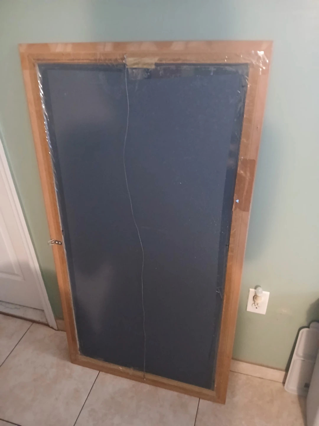 Wooden Framed Full Length Mirror - photo 2