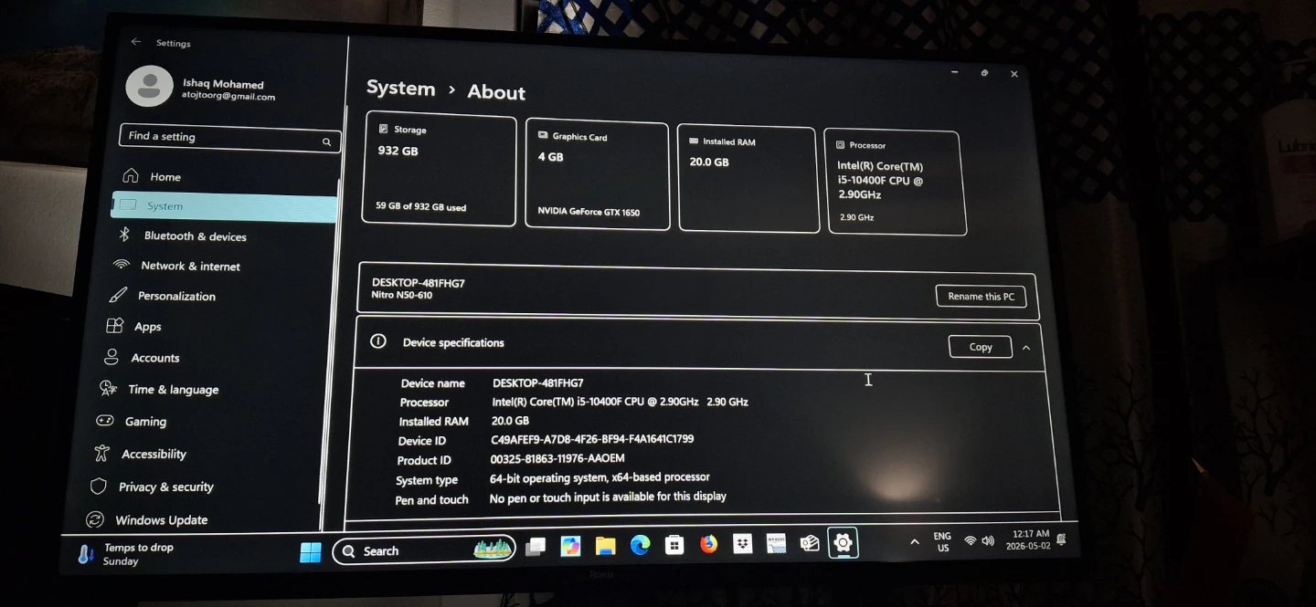 Acer Nitro Gaming Desktop - photo 4