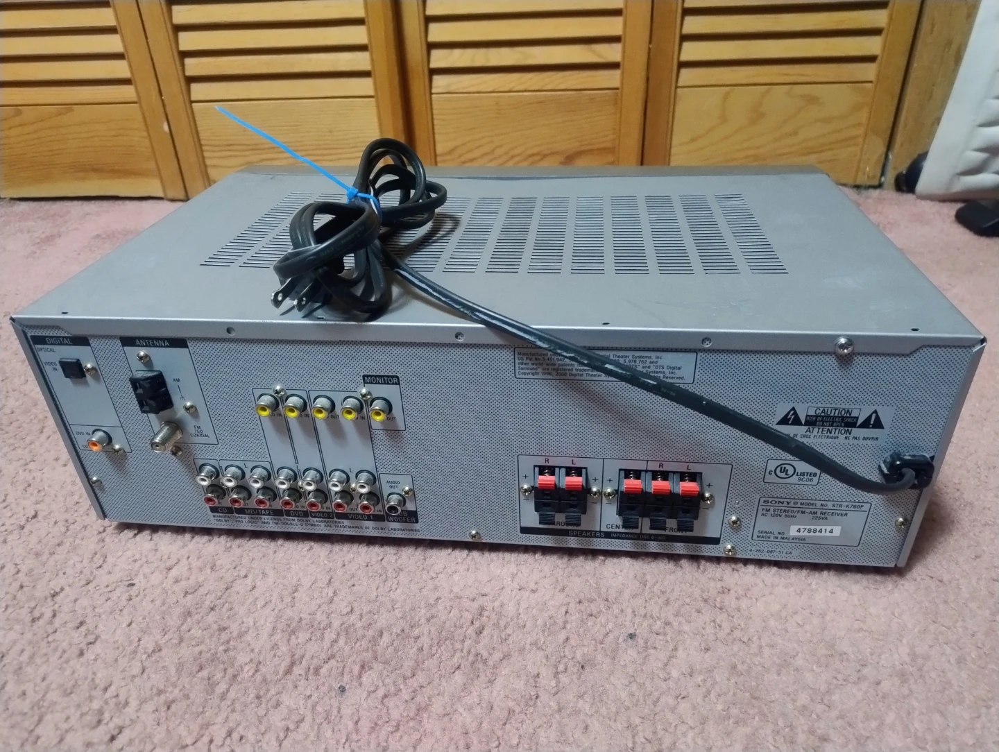 Sony STR-K760P FM Stereo/FM-AM Receiver - photo 3