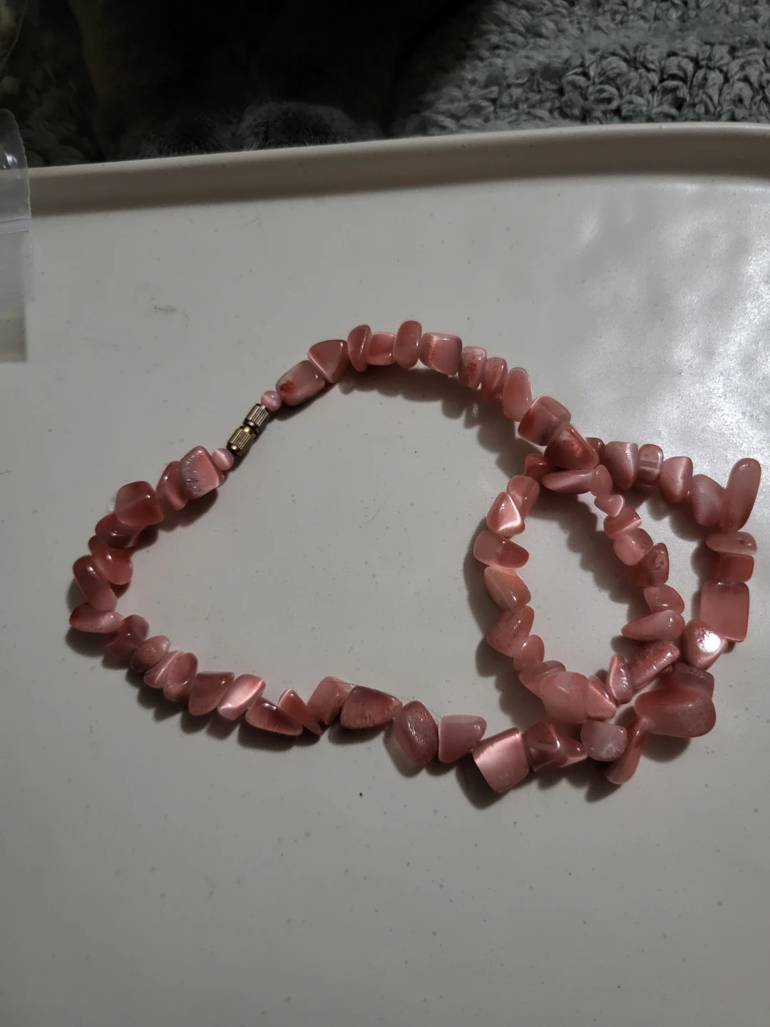 Pink Gemstone Necklace - photo 4