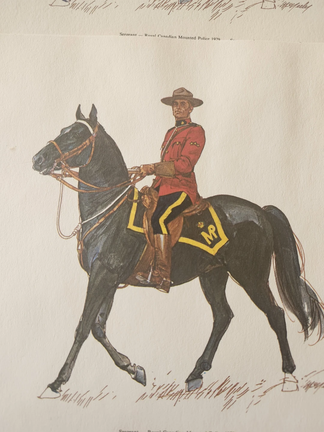 Historical Canadian RMCP Art Prints