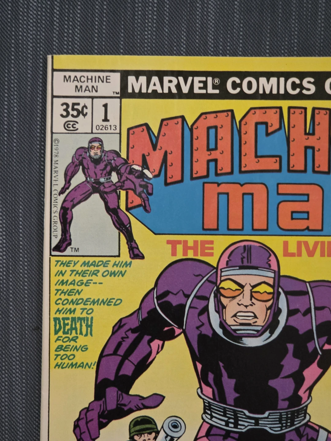 Machine Man The Living Robot Comic #1 Marvel 1978 - photo 2