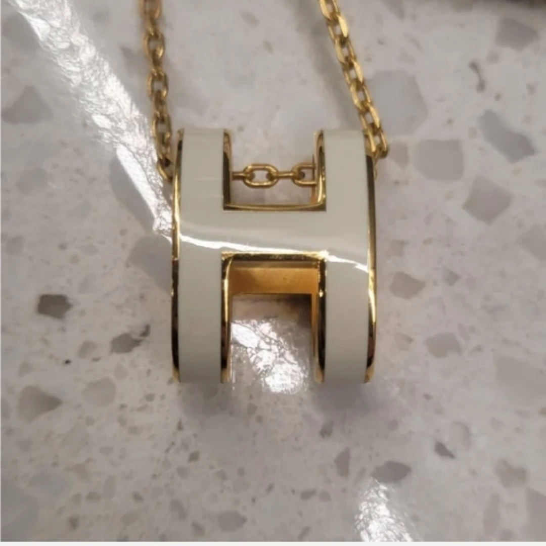 Authentic HERMES H necklace