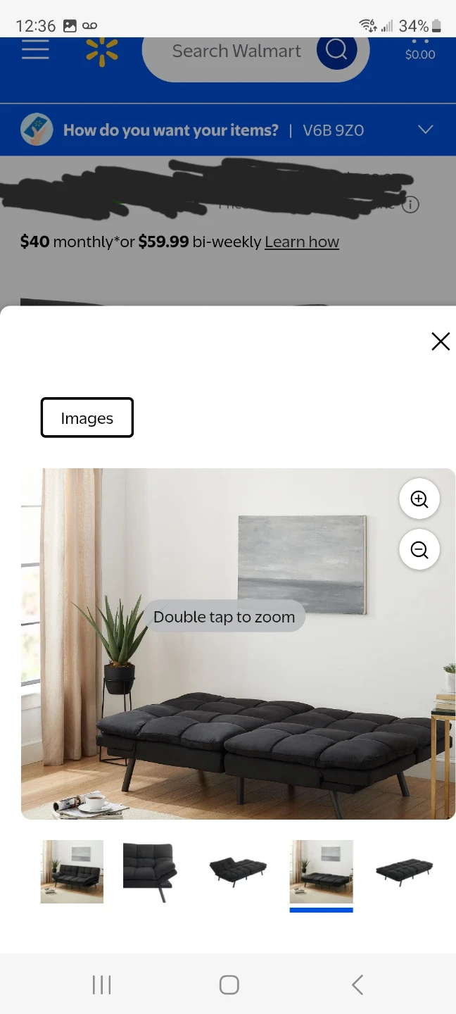 Mainstays Memory Foam Futon - photo 4