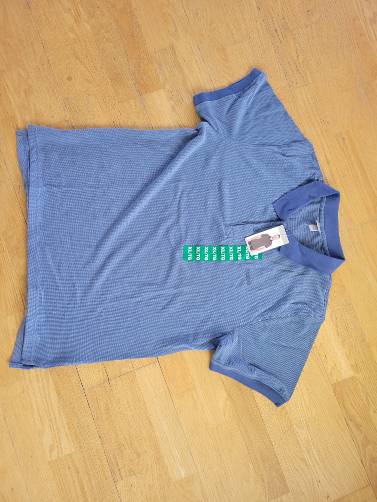 Blue Men's Polo Shirt XL