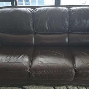 Brown Leather Sofa