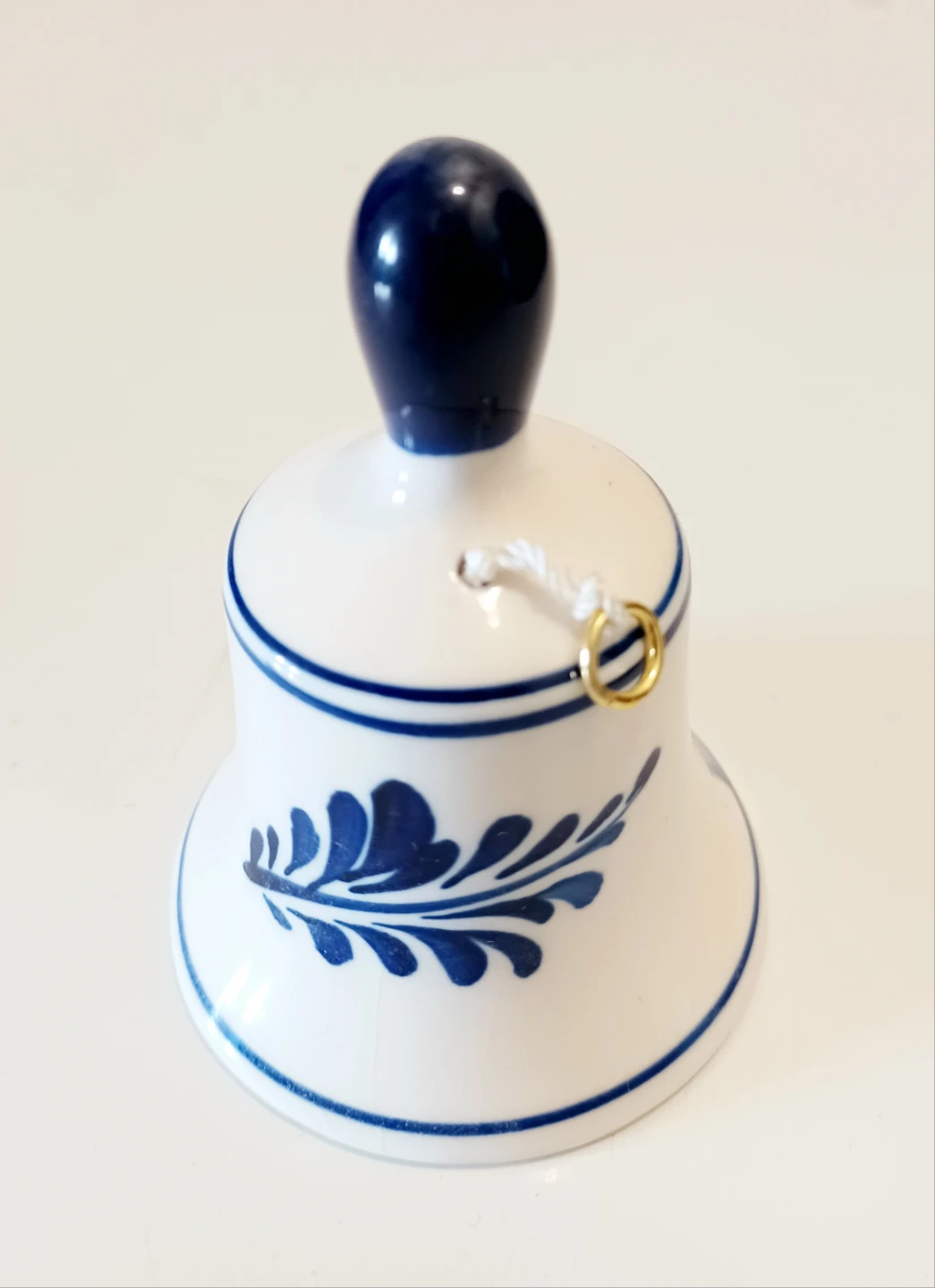 Authentic Hand Painted Delft Blue Windmill Bell - photo 2