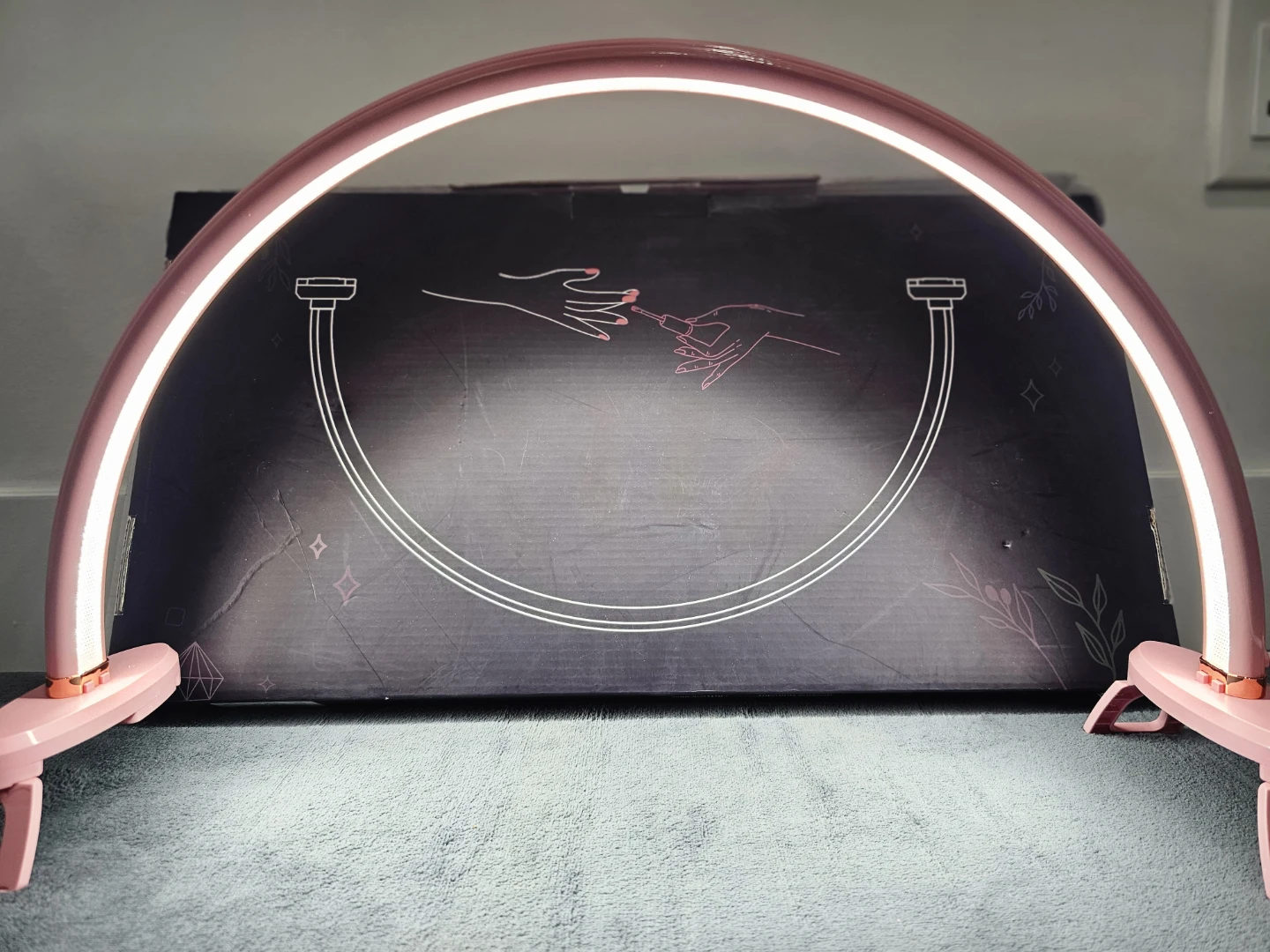 Pink Arc Nail Lamp with USB Power - photo 5