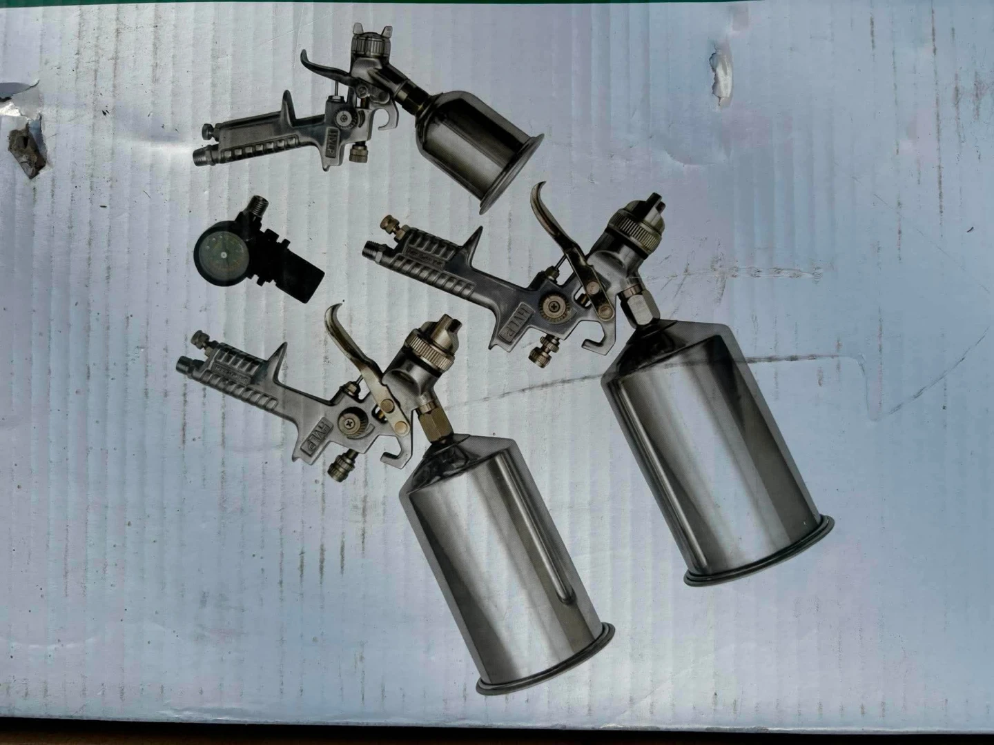 Princess Auto 4 pc HVLP Paint Spray Gun Kit - photo 2