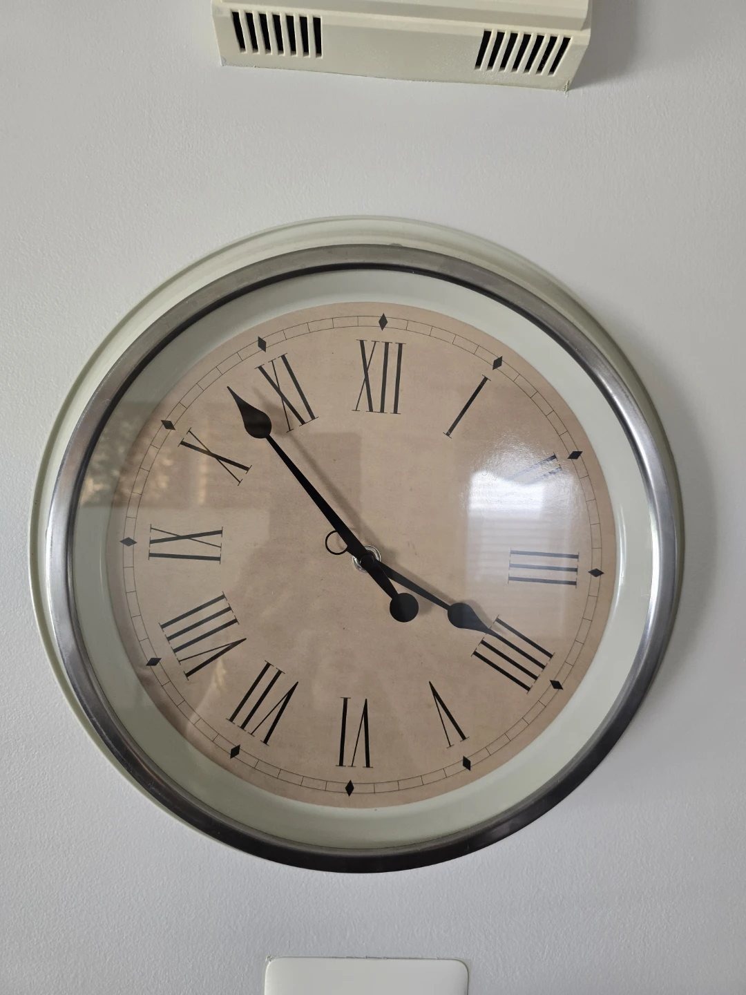 Cream Wall Clock