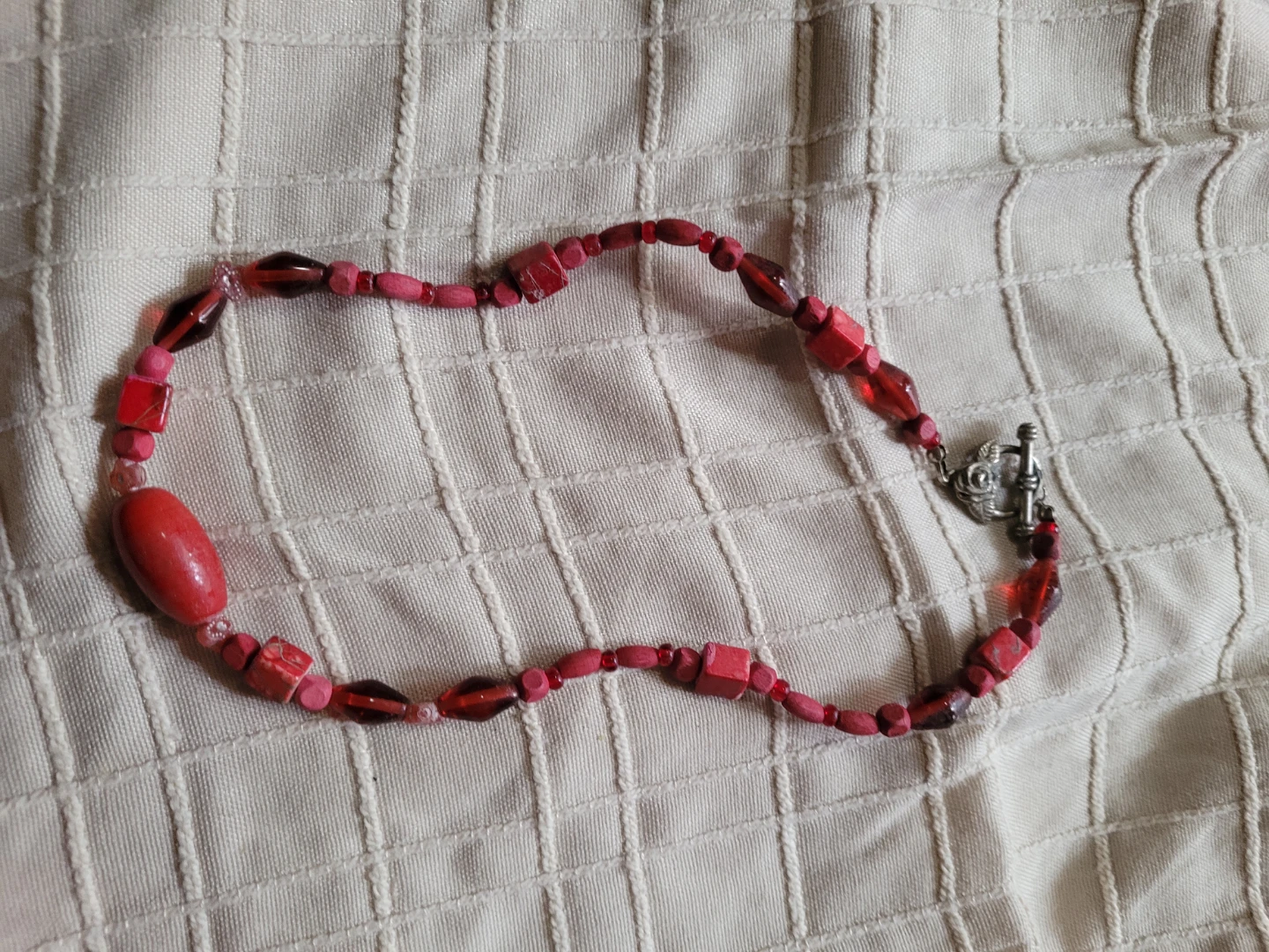 Red Beaded Necklace