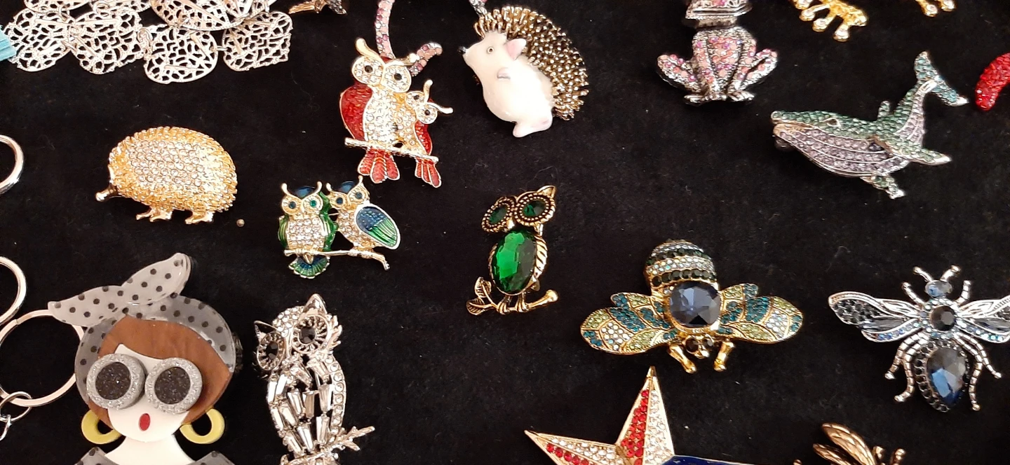 Assorted Insect & Animal Brooches