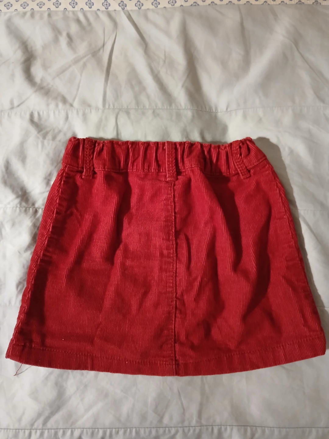 Carters Kid Red Corduroy Skirt Size 5/5A - photo 2