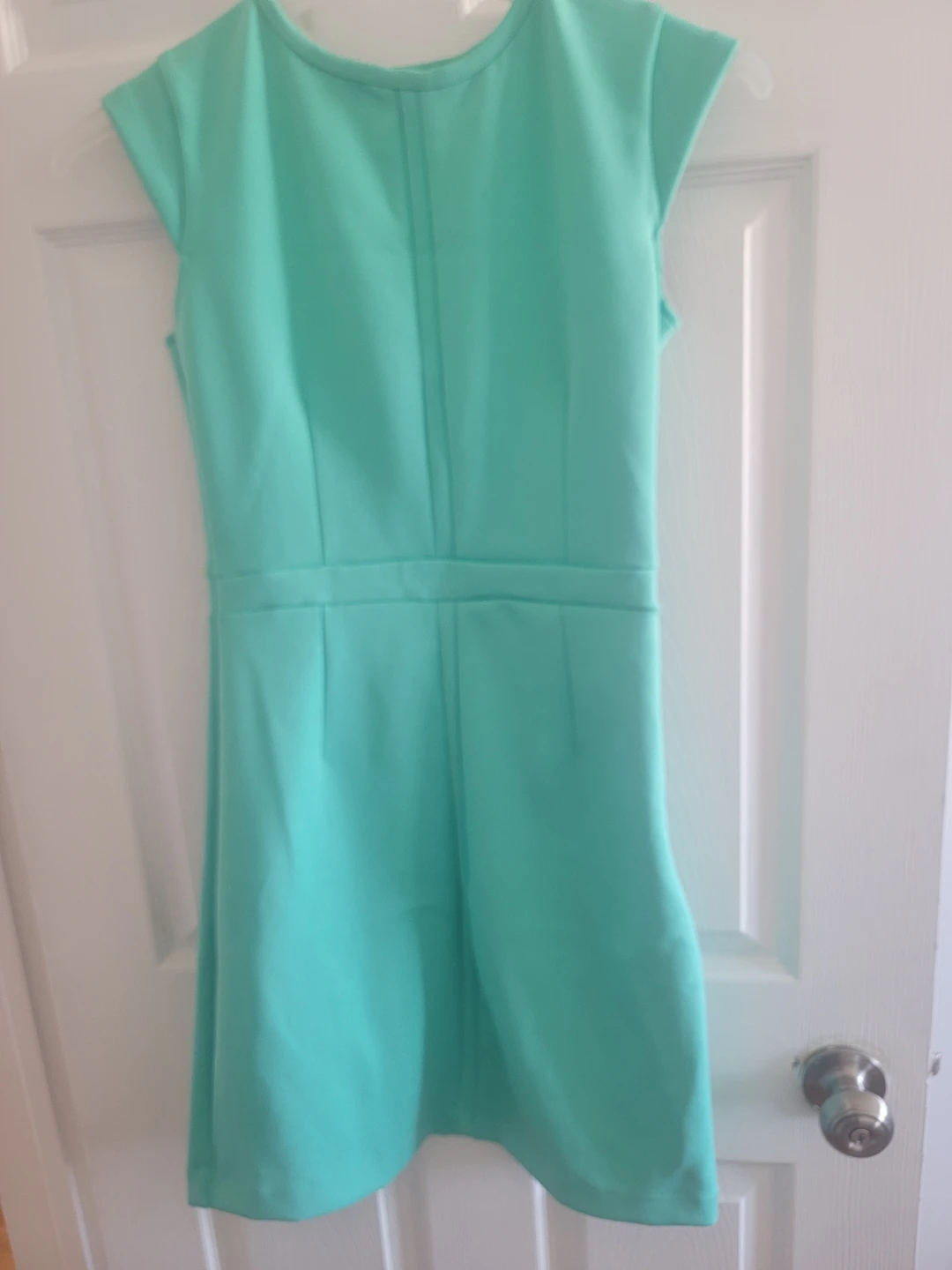 Mint Green Cap Sleeve Dress M