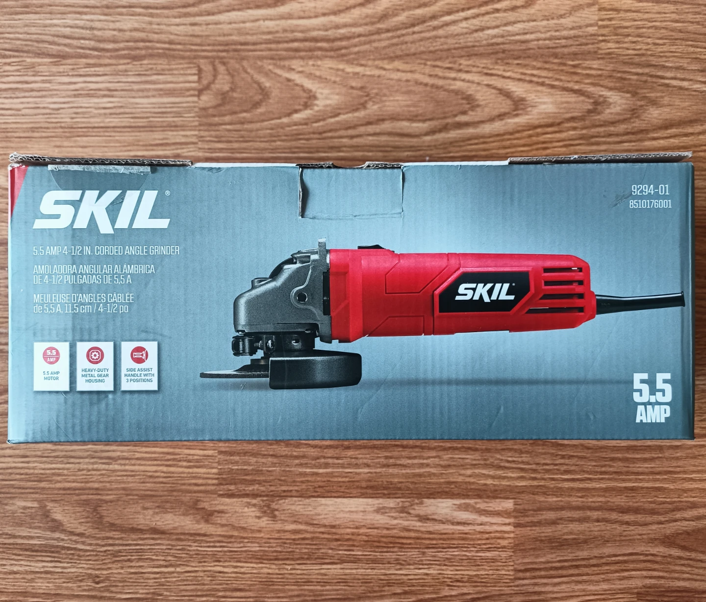 Skil 5.5 Amp 4-1/2 Inch Corded Angle Grinder - photo 2