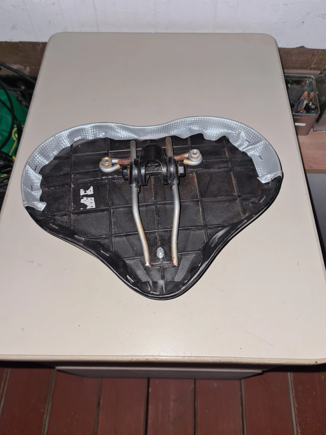 Black Heart Shaped Bicycle Seat - photo 2