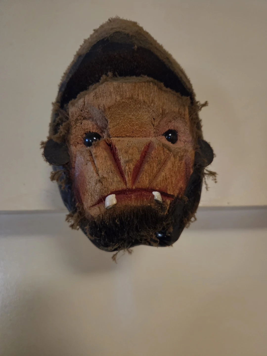 Wooden Monkey Mask