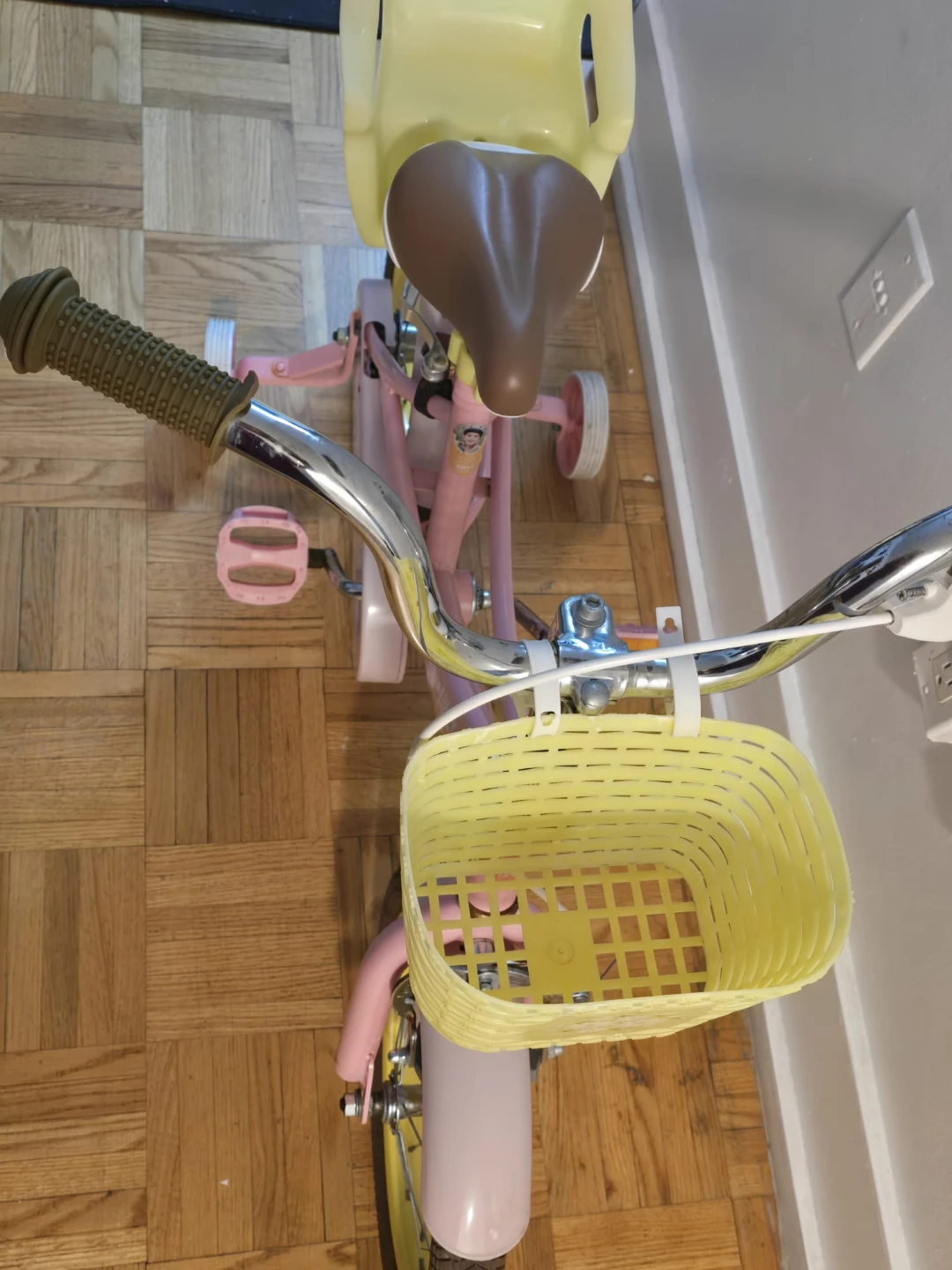 RULLY Pink Kids Bicycle with Basket and Rear Seat - photo 3