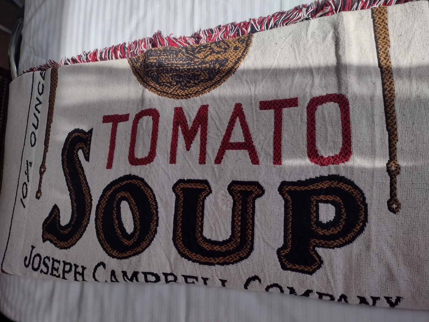Campbell's 125th Anniversary Tomato Soup Woven Throw Blanket - photo 3