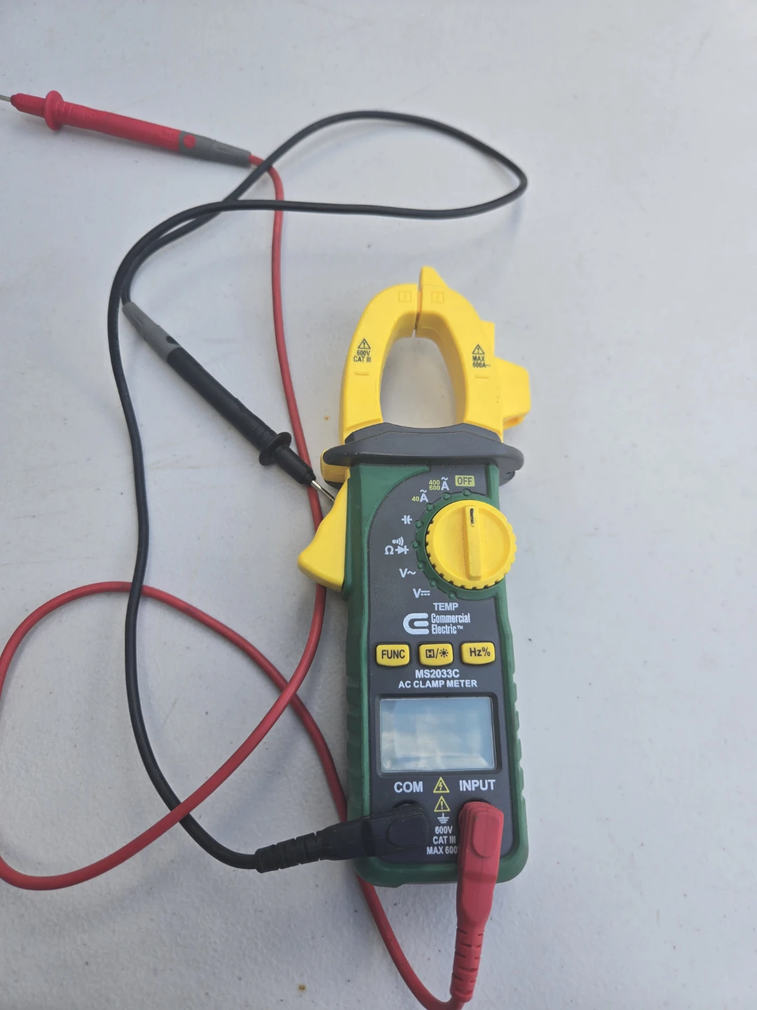 Commercial Electric MS2033C AC Clamp Meter