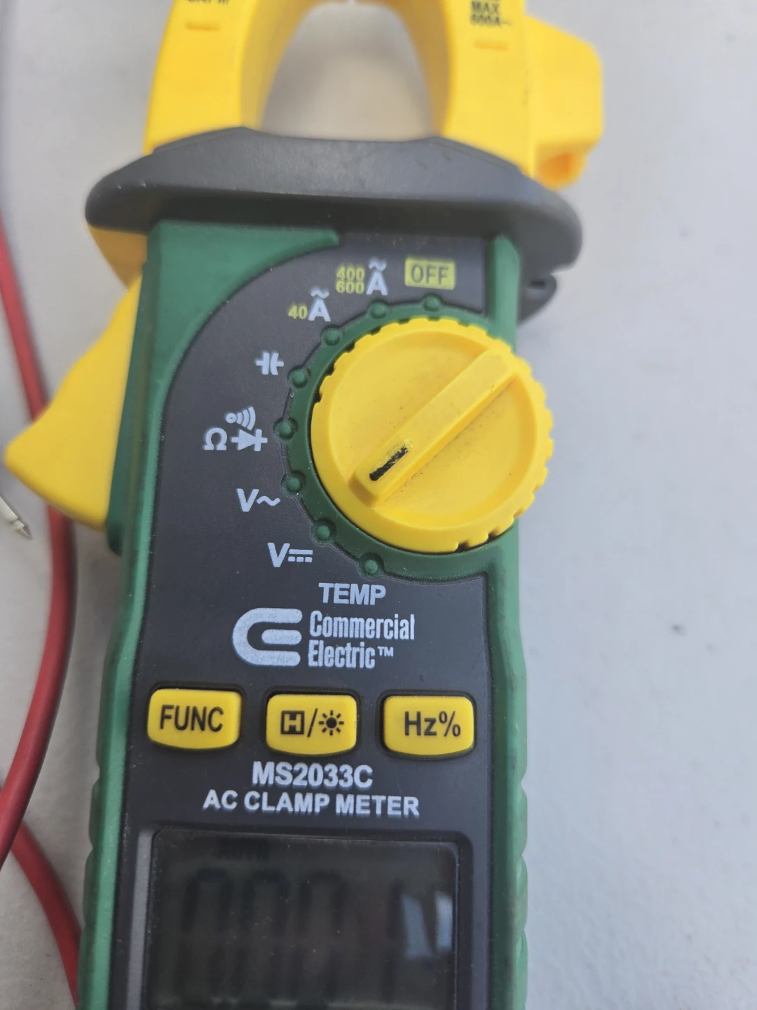 Commercial Electric MS2033C AC Clamp Meter - photo 4