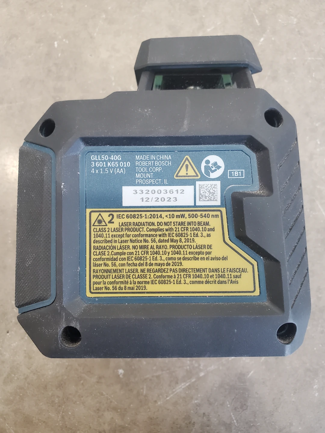Bosch GLL50-40G Professional Green Laser Level - photo 3