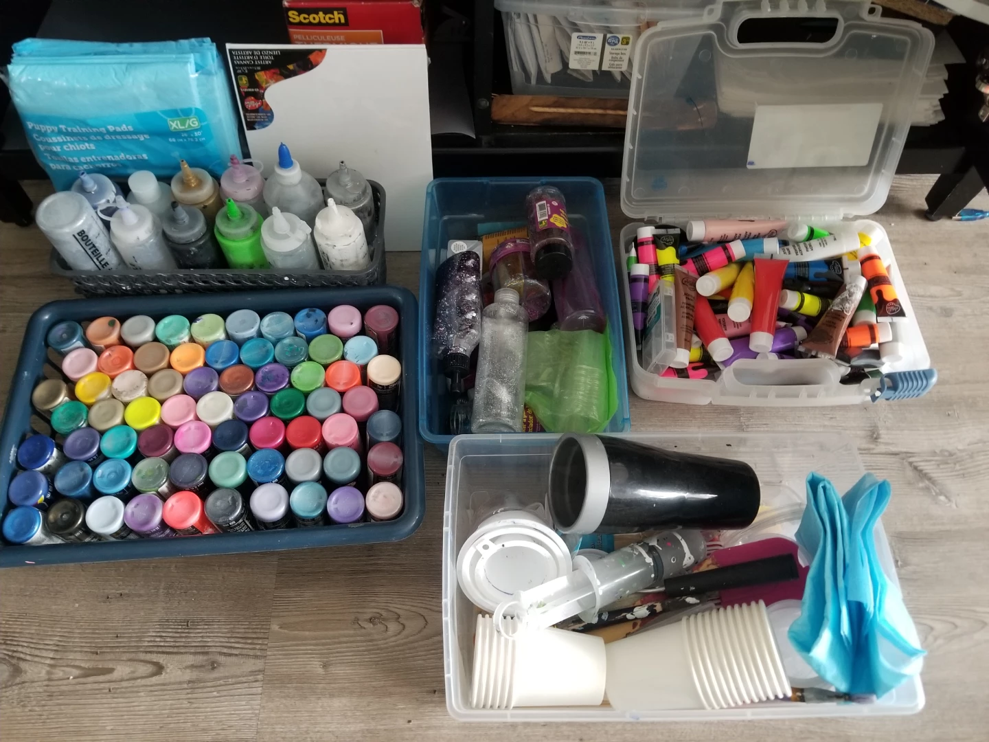 Paint pouring starter kit