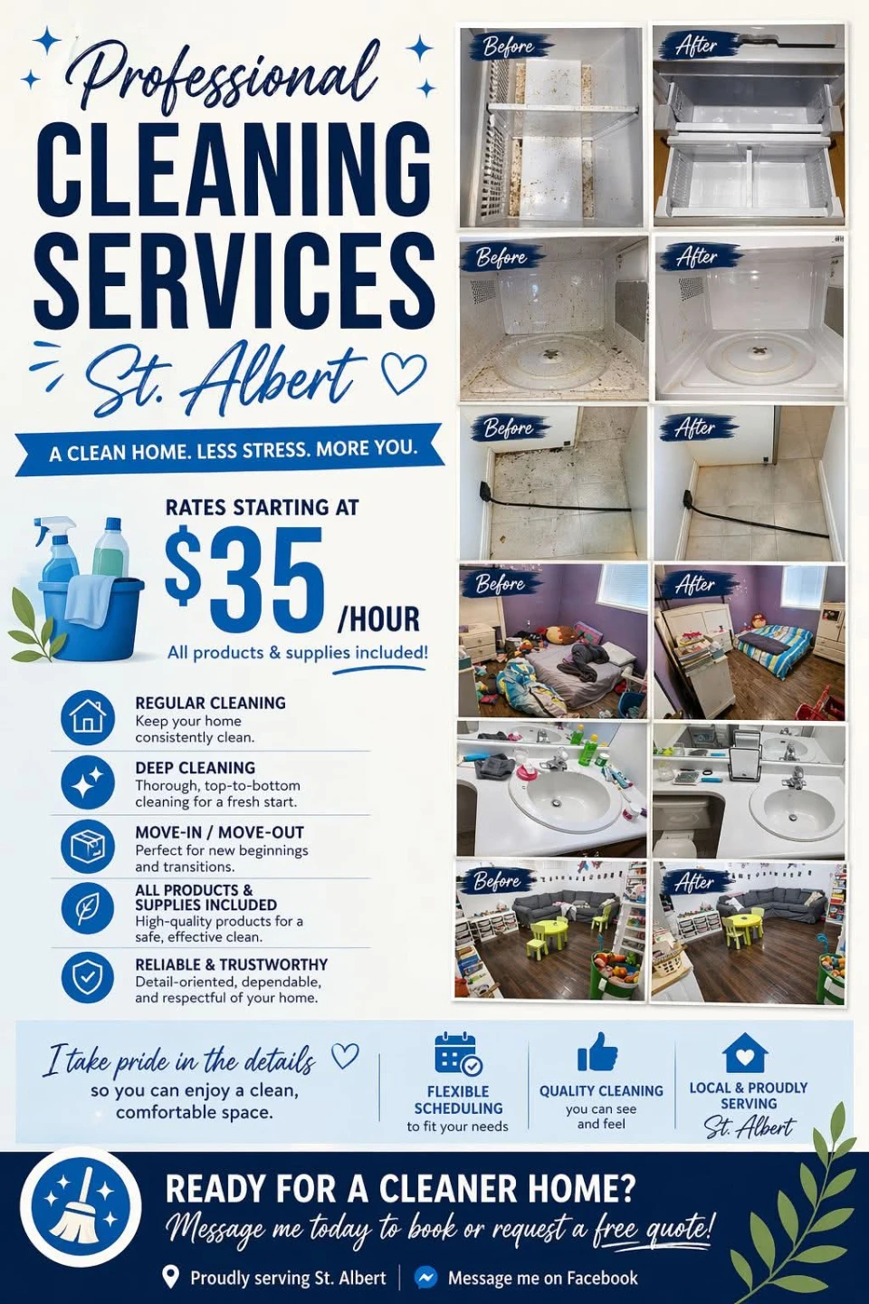 Professional Cleaning Services in St. Albert