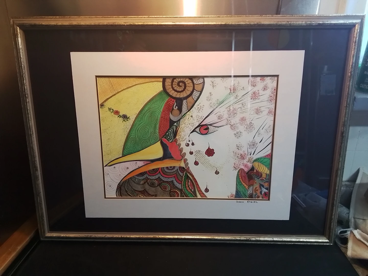 Original Donna "Donn" Rygiel Mixed Media Painting