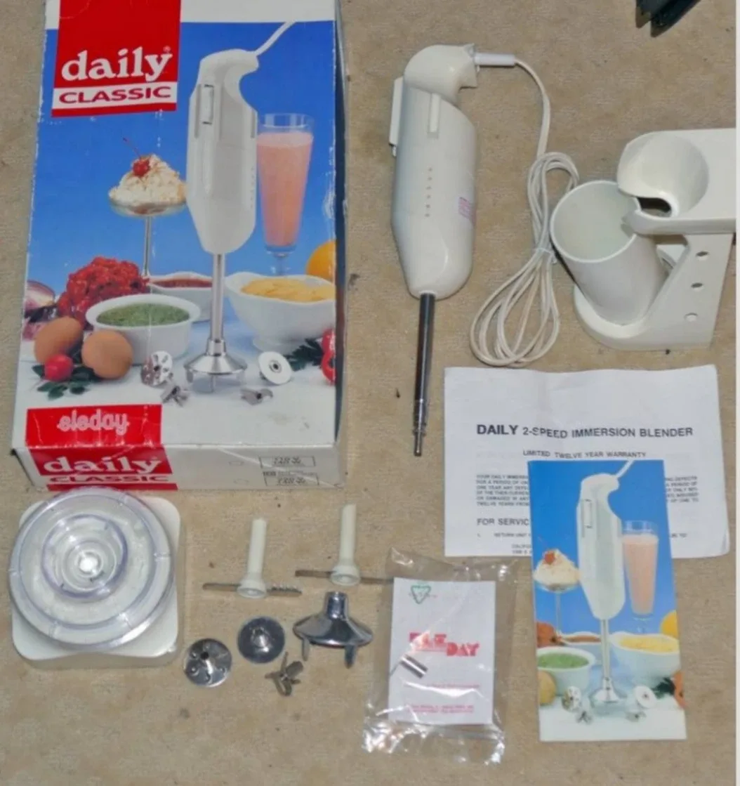 Daily Classic Immersion Blender with Attachments