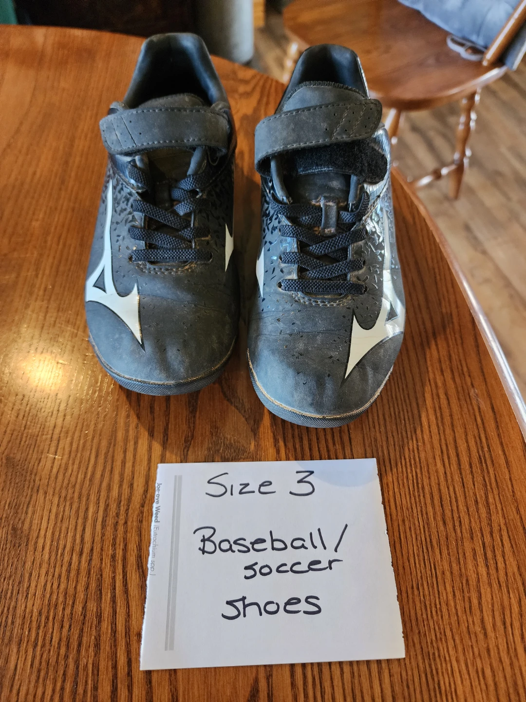 Mizuno Baseball/Soccer Shoes - Size 3