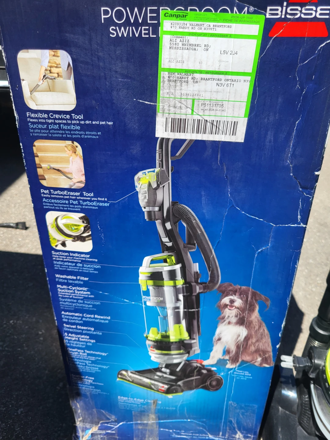 Bissell PowerGroom Swivel Rewind Pet Vacuum Cleaner - photo 4