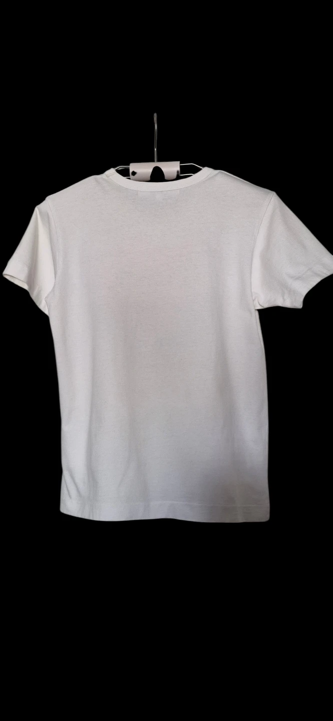 Comme des Garçons PLAY T-Shirt White Red Heart Logo - photo 3