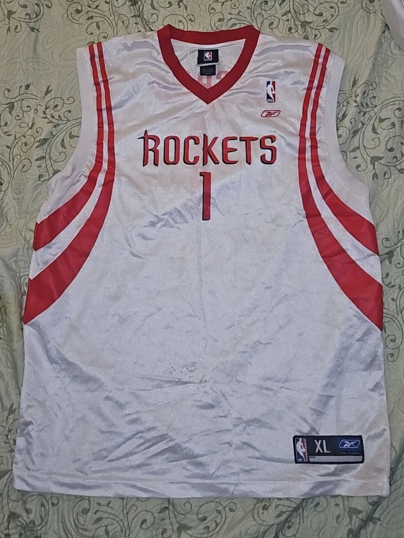 Authentic Reebok Houston Rockets Tracey McGrady Jersey