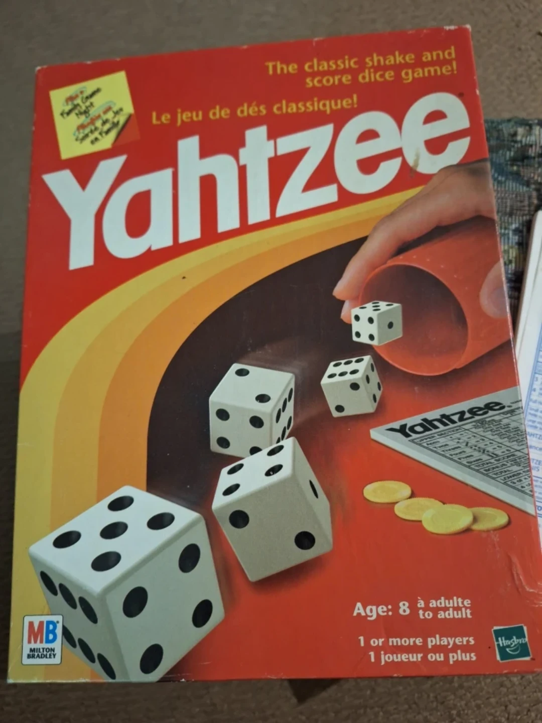 Yahtzee Classic Dice Game