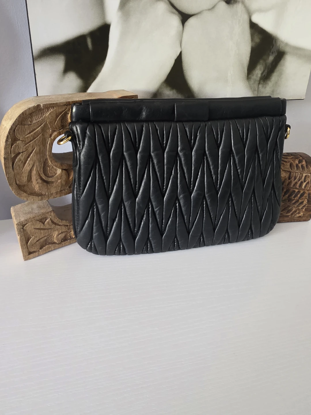Miu Miu Black Matelassé  Bag - photo 2