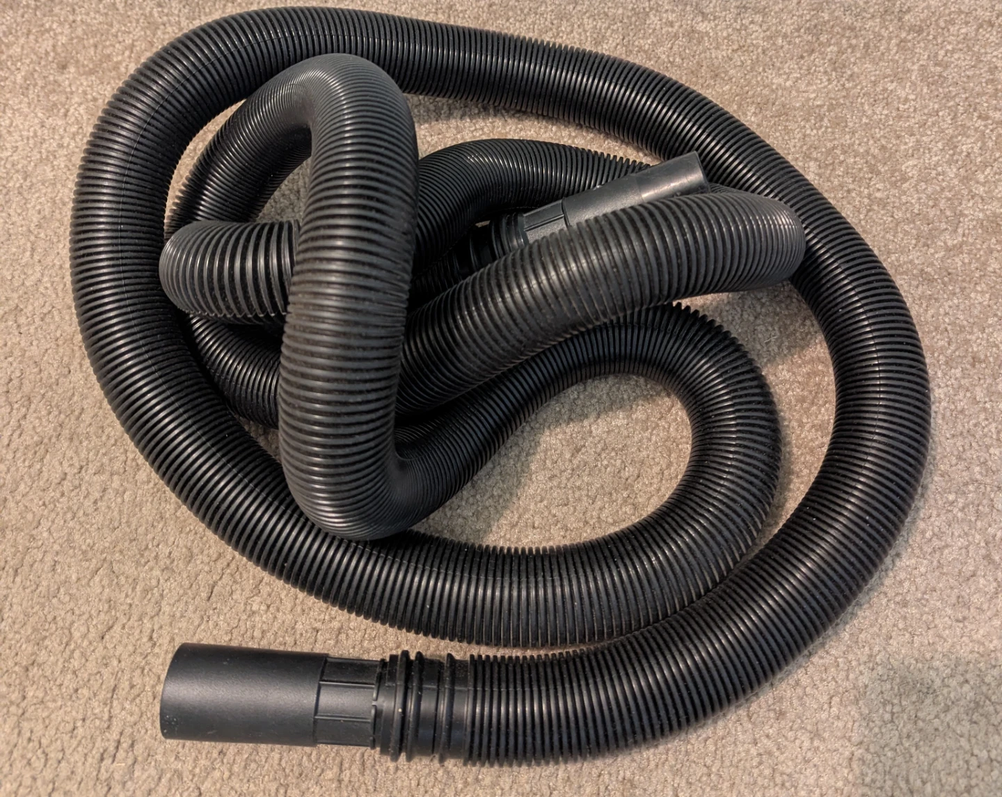 10ft Black Vacuum Cleaner Extension hose